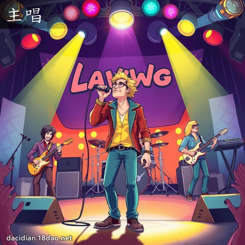 主唱 - 國語大辭典配圖