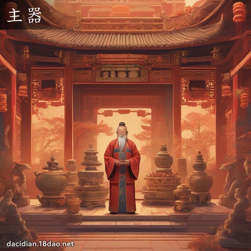 主器 - 國語大辭典配圖