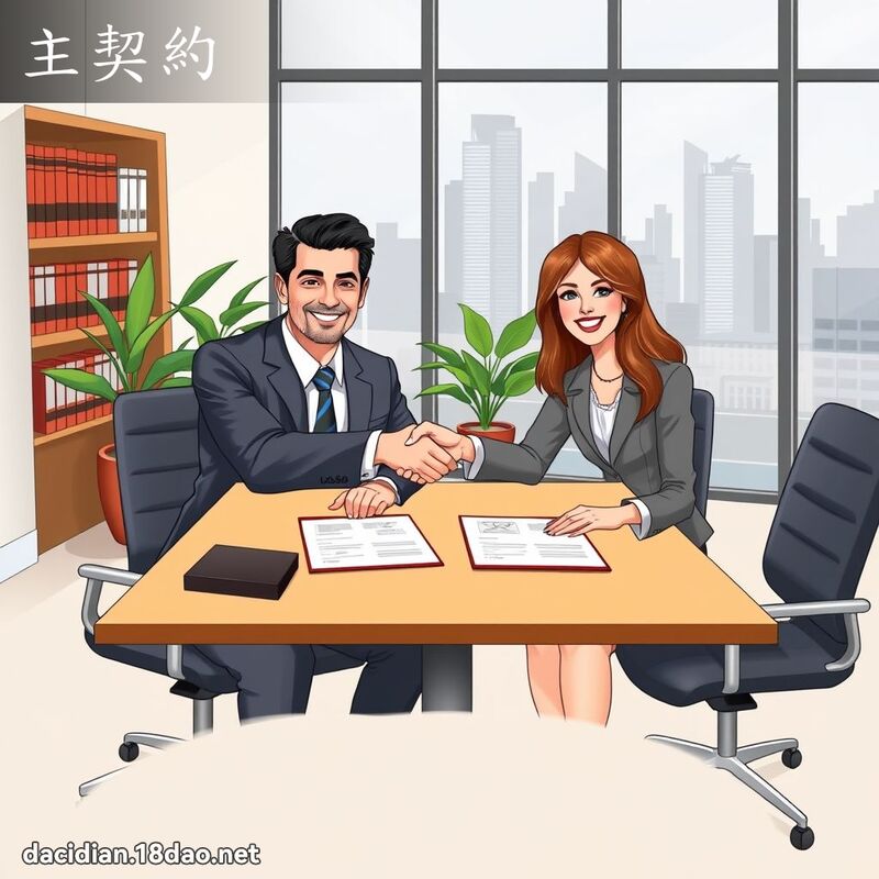 主契約 - 國語大辭典配圖