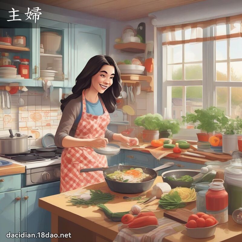 主妇 - 国语大辞典配图