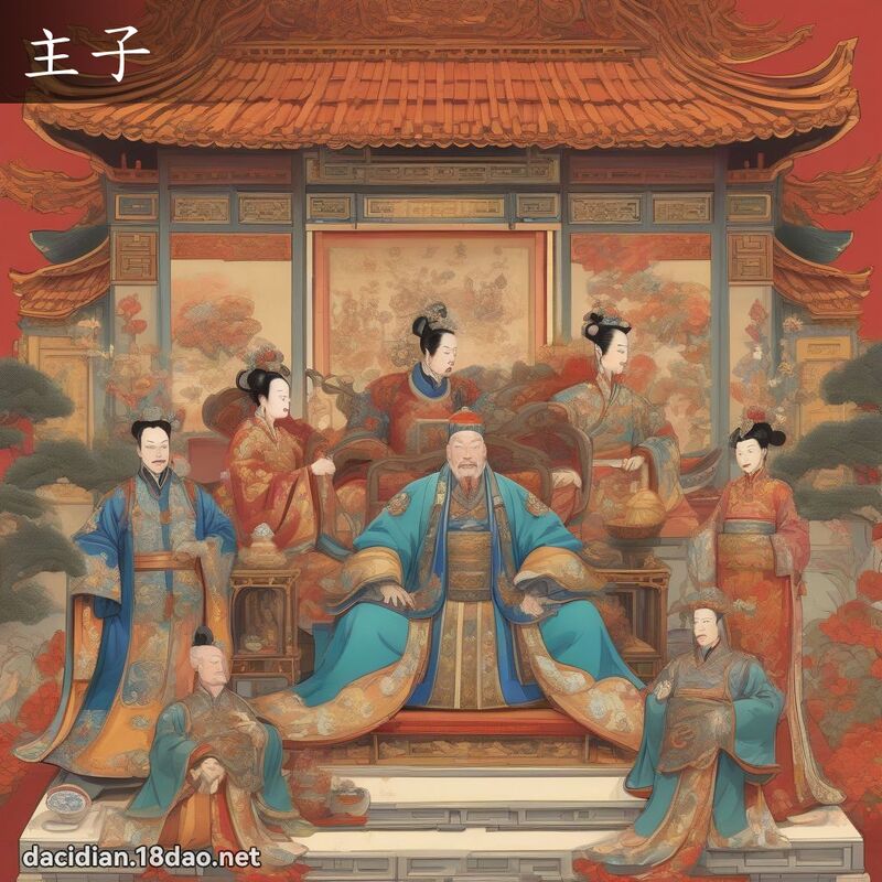 主子 - 國語大辭典配圖