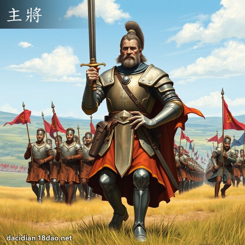 主將 - 國語大辭典配圖
