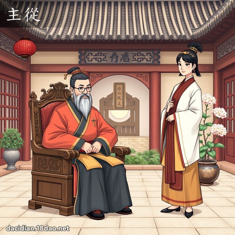 主从 - 国语大辞典配图
