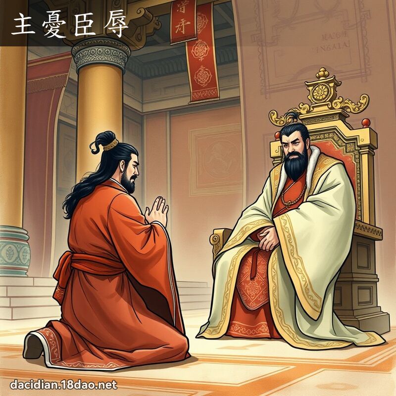 主忧臣辱 - 国语大辞典配图