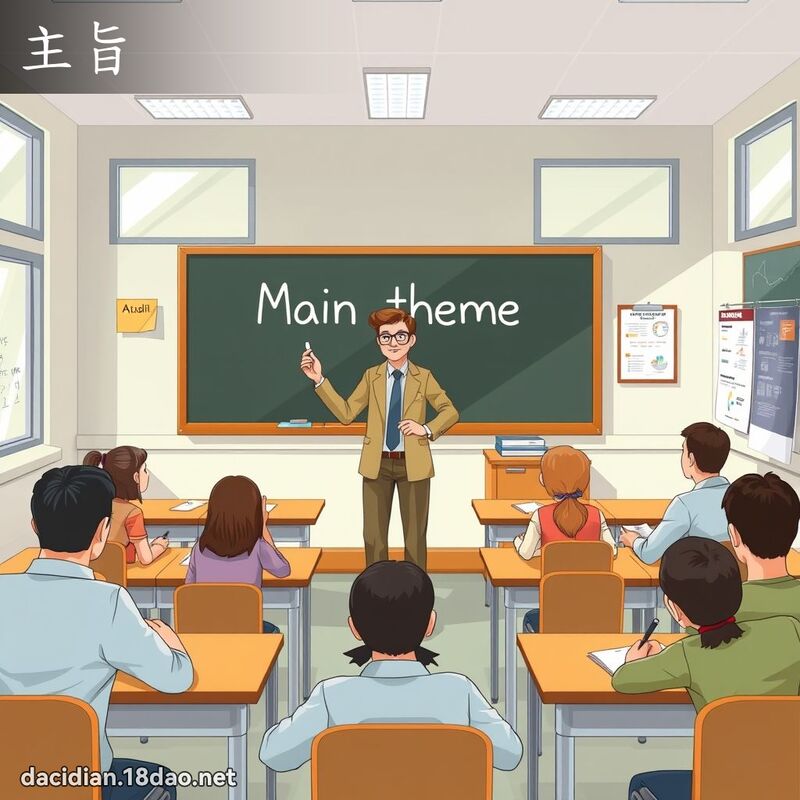 主旨 - 國語大辭典配圖