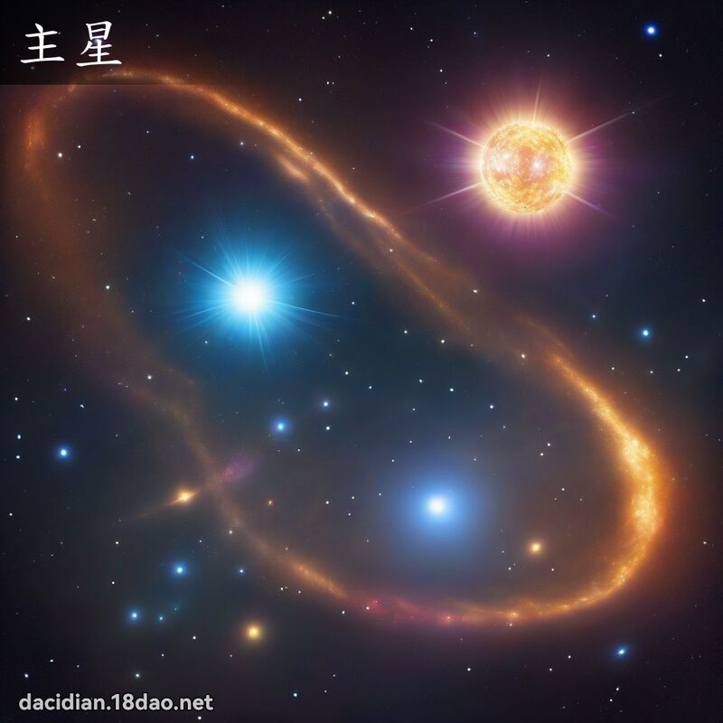 主星 - 國語大辭典配圖