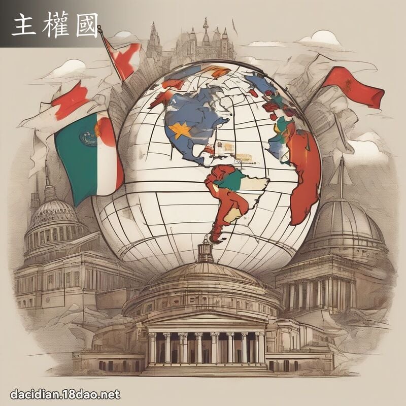 主權國 - 國語大辭典配圖