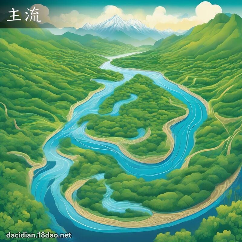 主流 - 国语大辞典配图