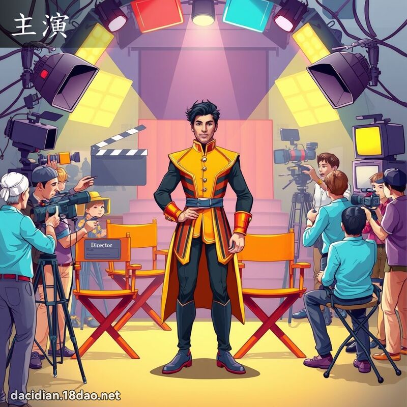 主演 - 國語大辭典配圖