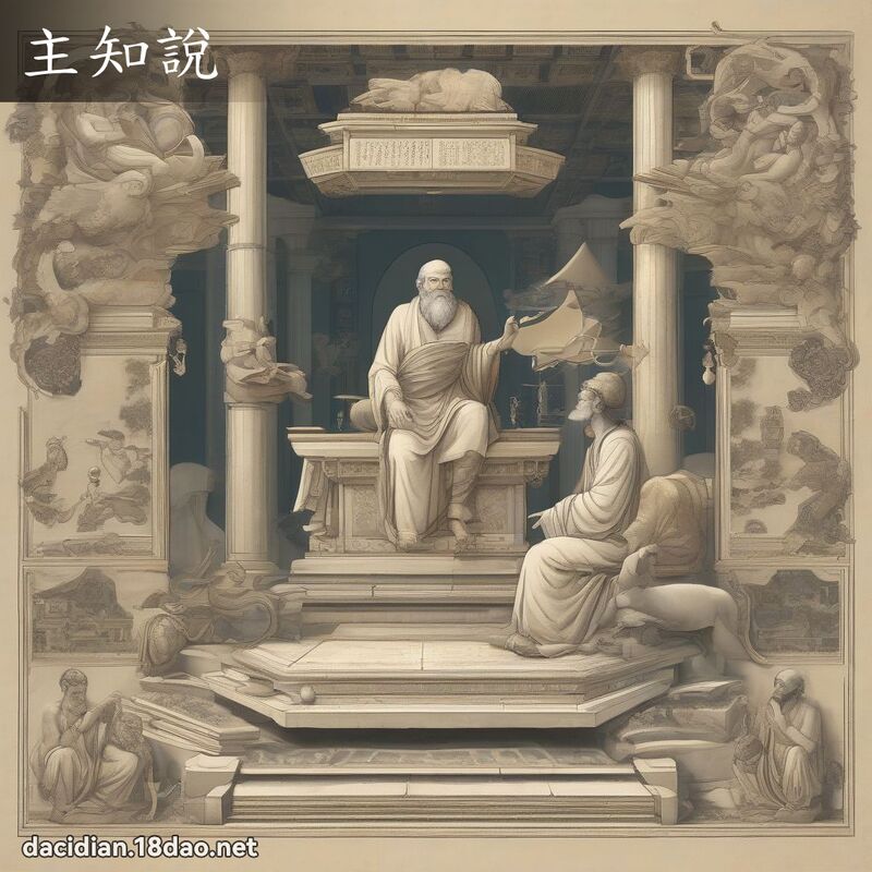 主知说 - 国语大辞典配图