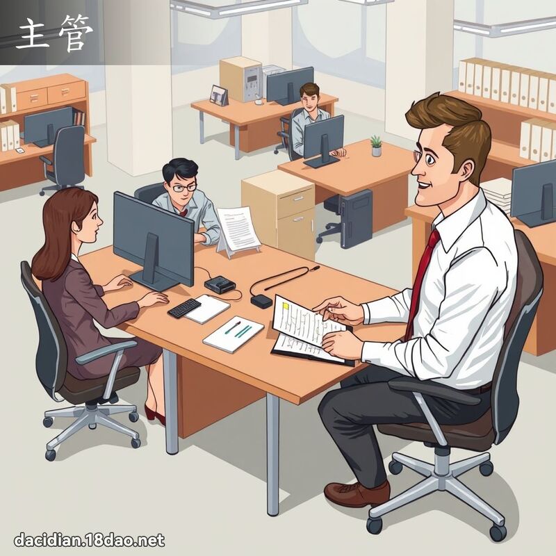 主管 - 国语大辞典配图
