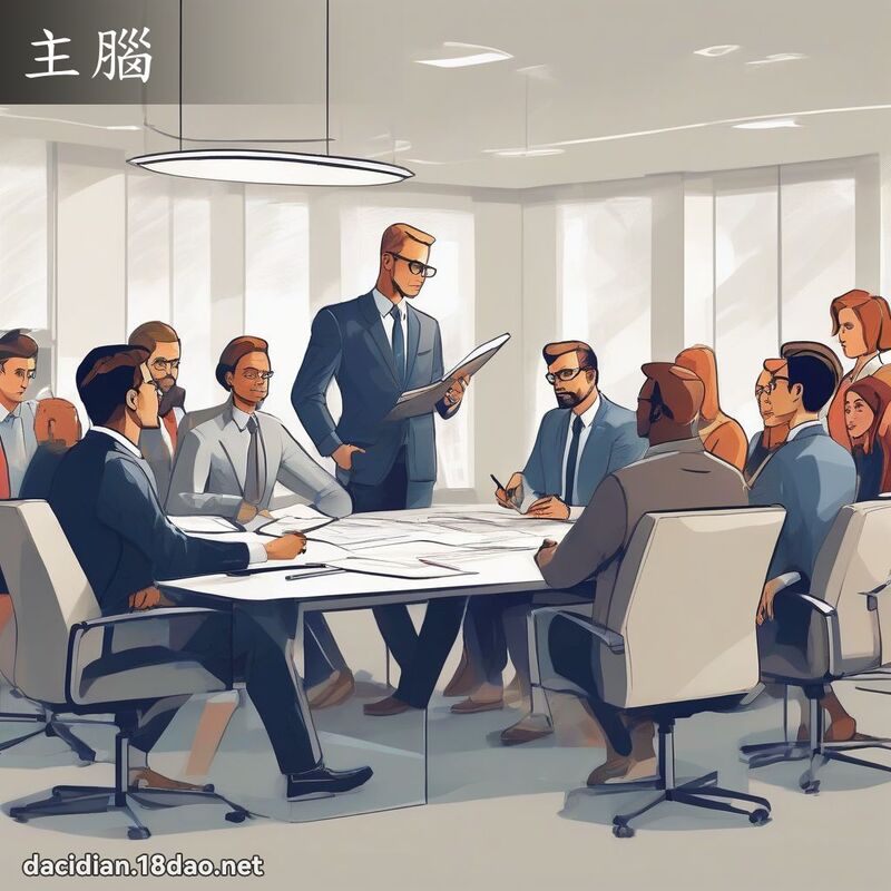 主脑 - 国语大辞典配图