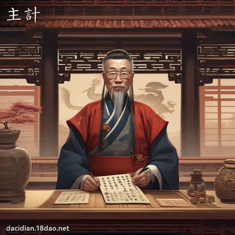 主計 - 國語大辭典配圖