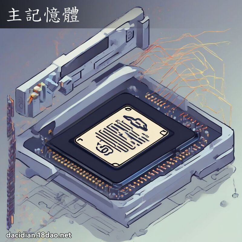 主记忆体 - 国语大辞典配图
