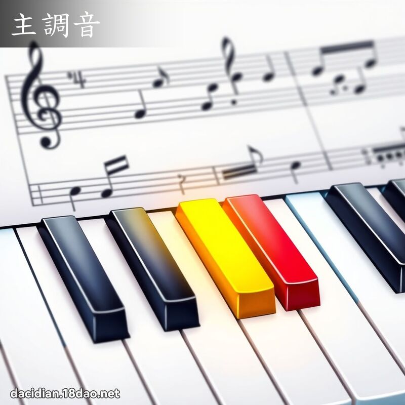主調音 - 國語大辭典配圖