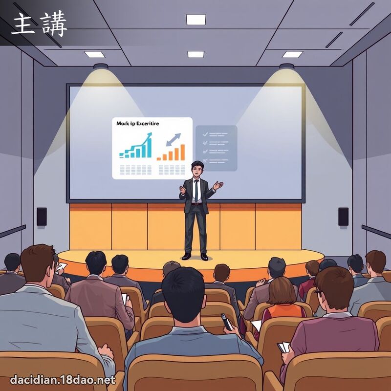 主講 - 國語大辭典配圖