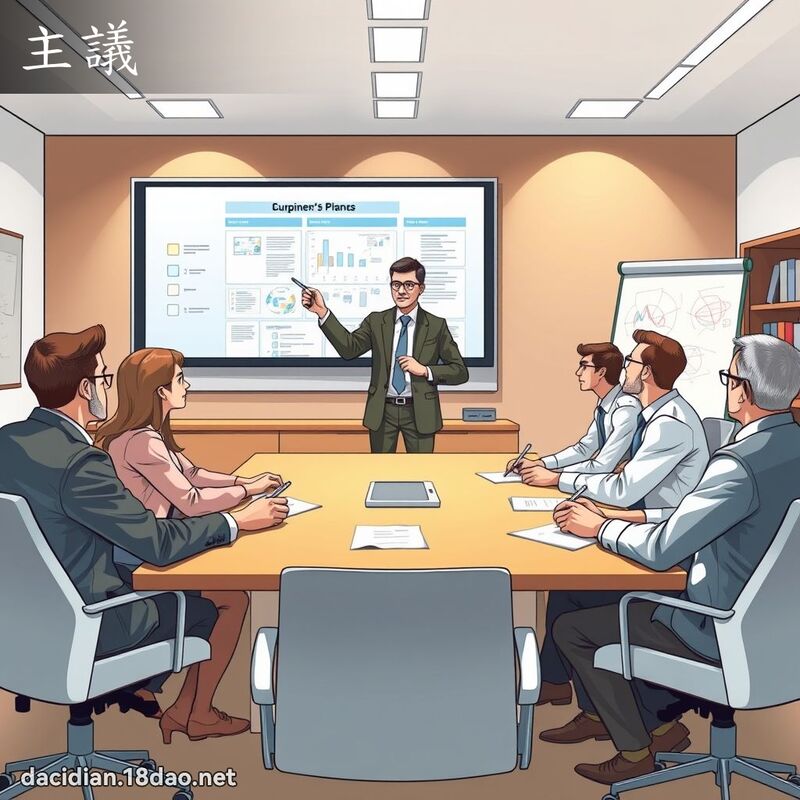 主議 - 國語大辭典配圖