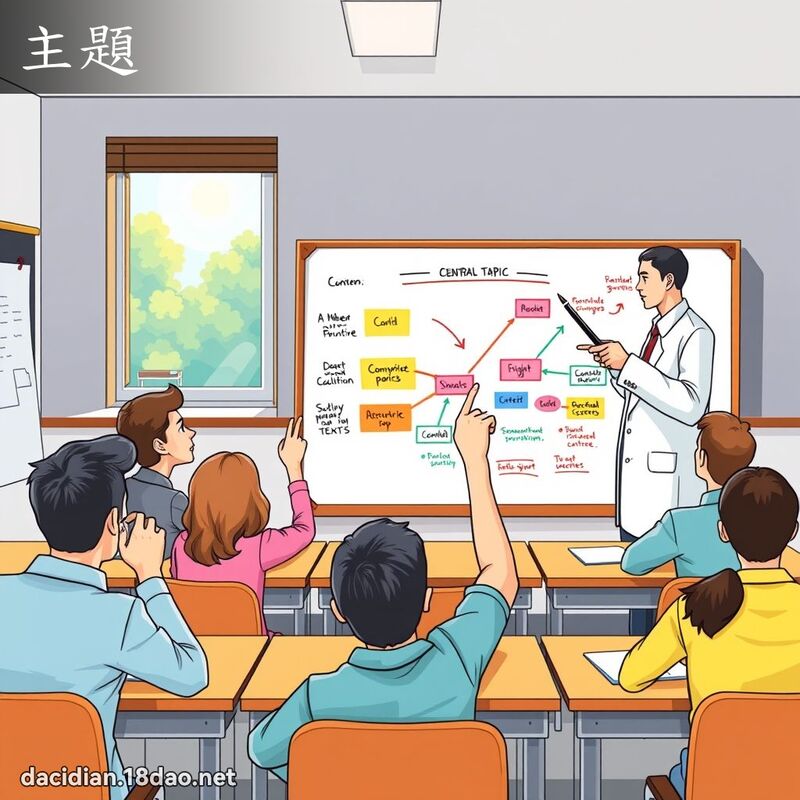 主題 - 國語大辭典配圖