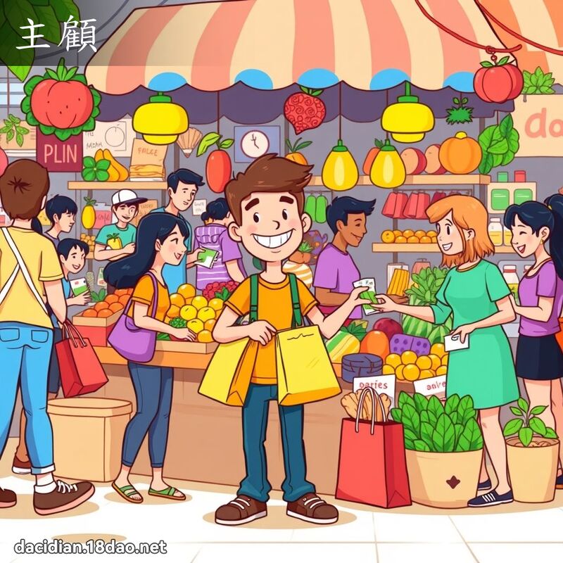 主顾 - 国语大辞典配图