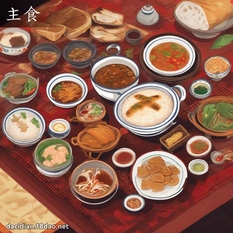 主食 - 国语大辞典配图