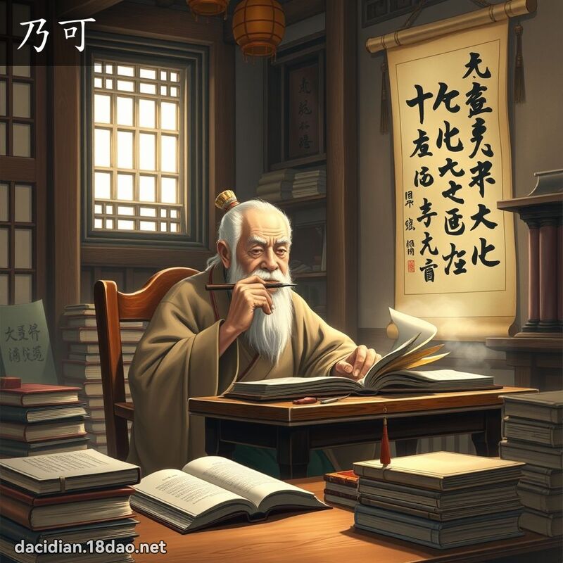 乃可 - 国语大辞典配图