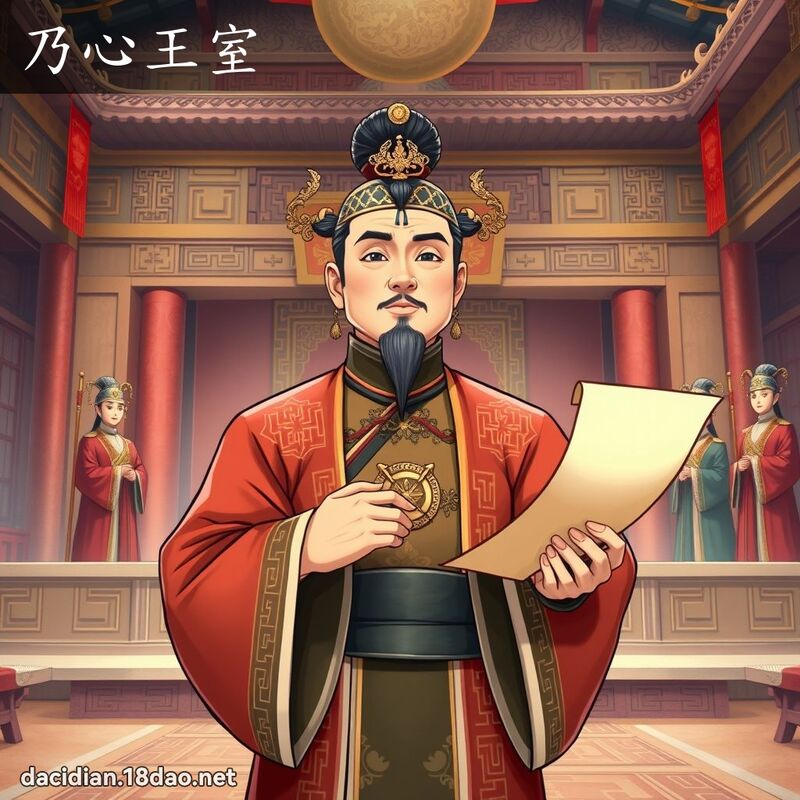 乃心王室 - 國語大辭典配圖