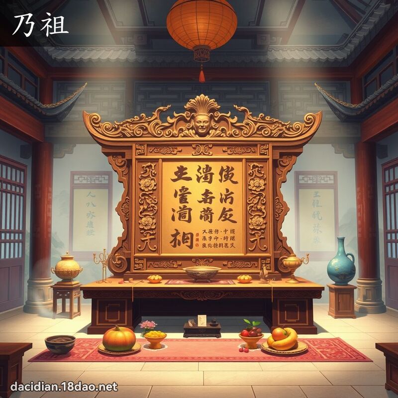 乃祖 - 國語大辭典配圖