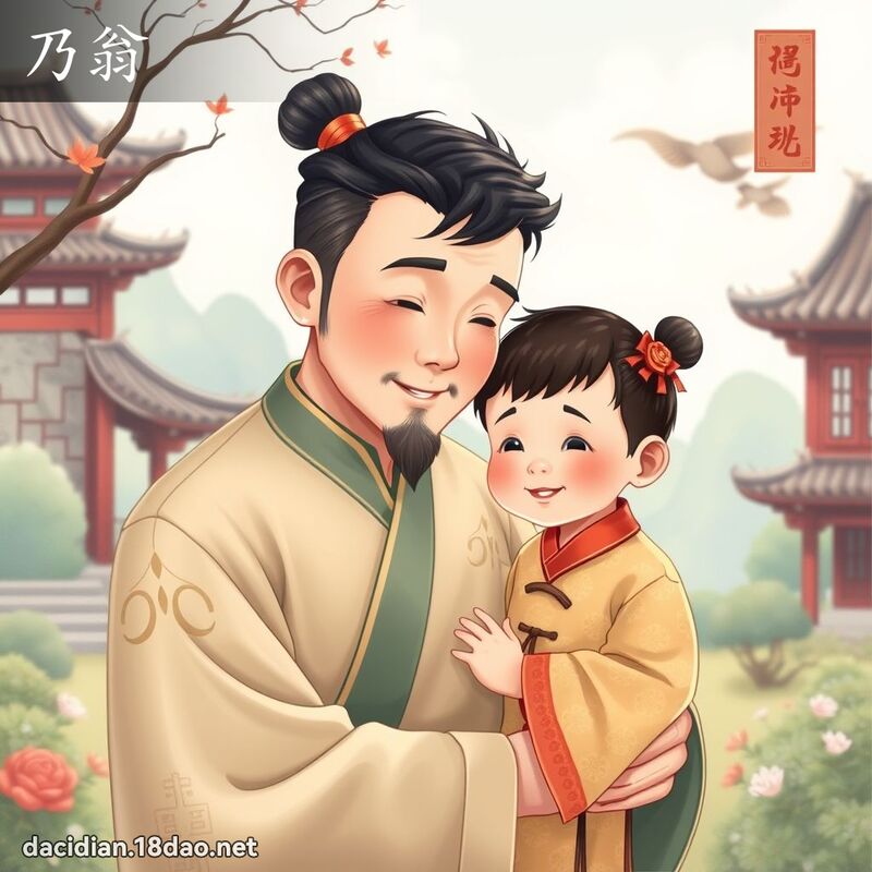 乃翁 - 國語大辭典配圖