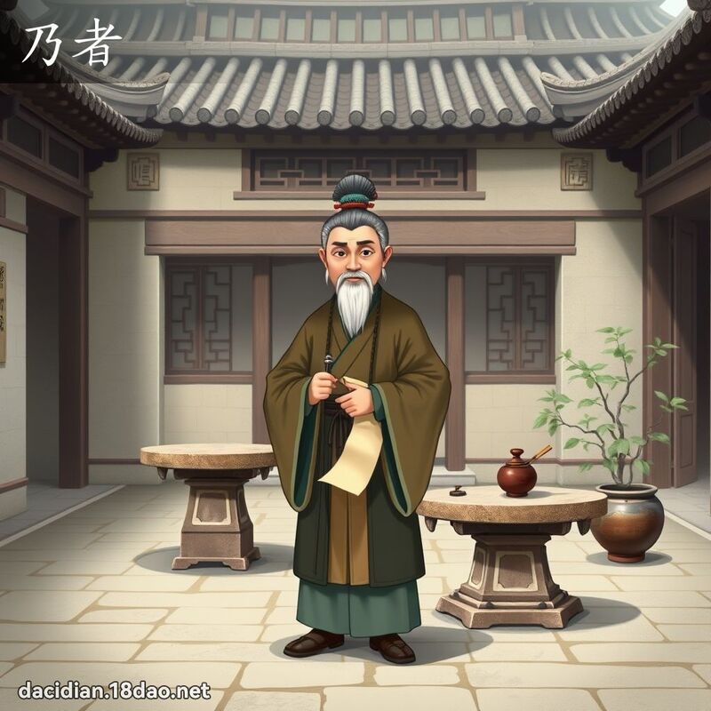 乃者 - 國語大辭典配圖