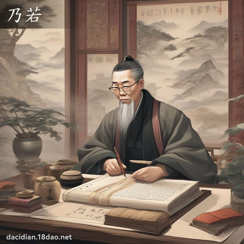 乃若 - 國語大辭典配圖