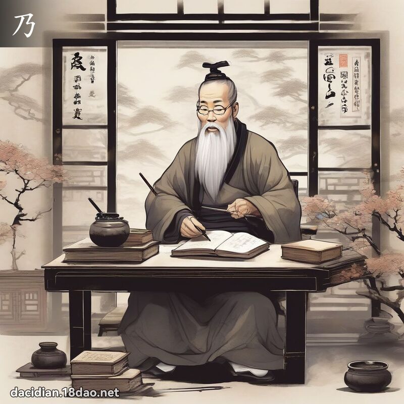 乃 - 國語大辭典配圖