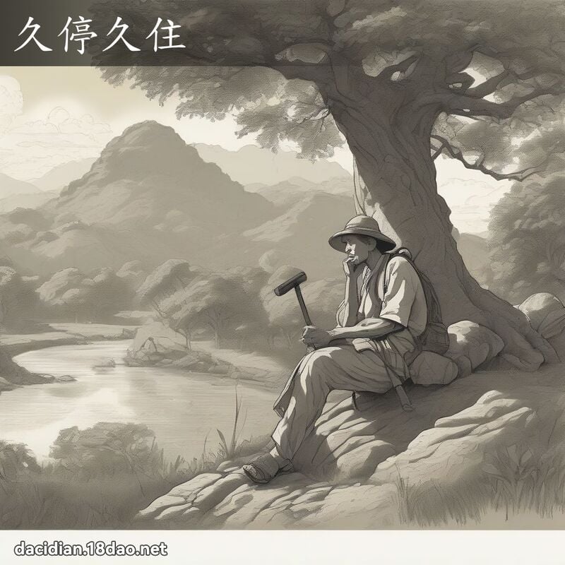 久停久住 - 國語大辭典配圖