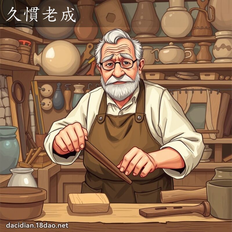 久慣老成 - 國語大辭典配圖