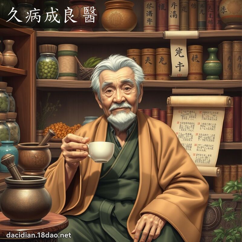 久病成良醫 - 國語大辭典配圖
