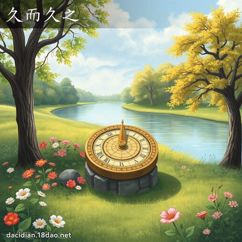 久而久之 - 国语大辞典配图
