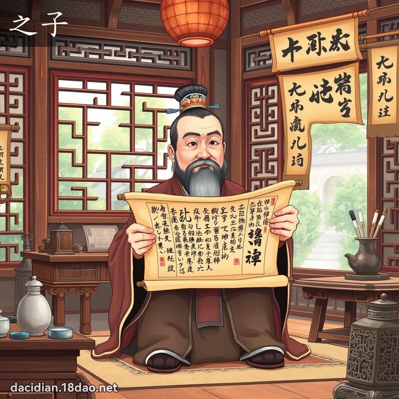 之子 - 國語大辭典配圖
