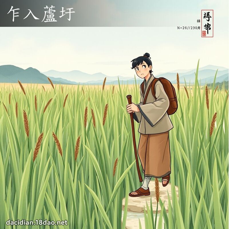 乍入芦圩 - 国语大辞典配图