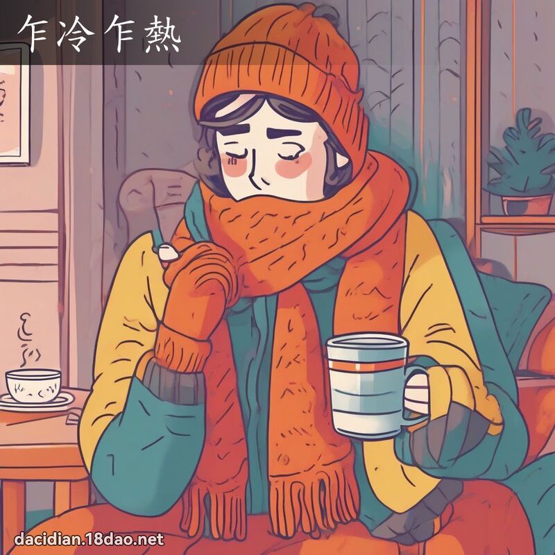 乍冷乍熱 - 國語大辭典配圖