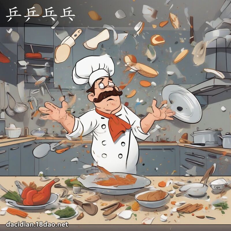 乒乒乓乓 - 國語大辭典配圖