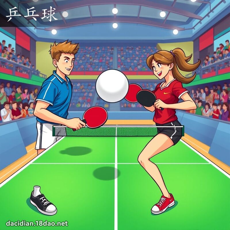 乒乓球 - 國語大辭典配圖