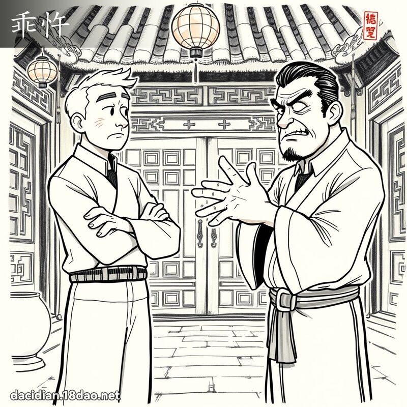 乖忤 - 国语大辞典配图