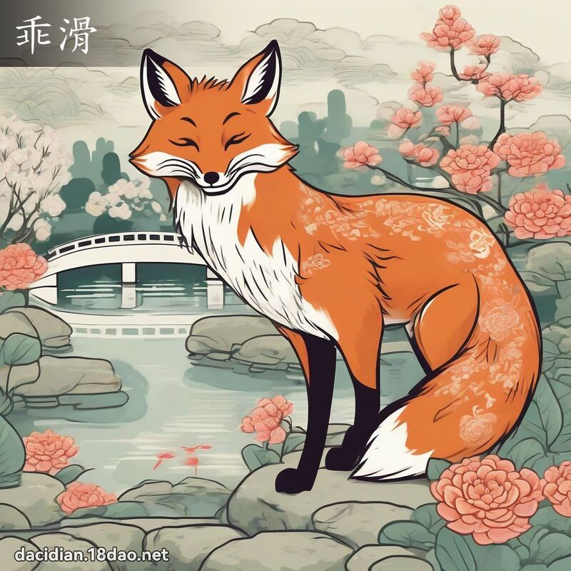 乖滑 - 國語大辭典配圖