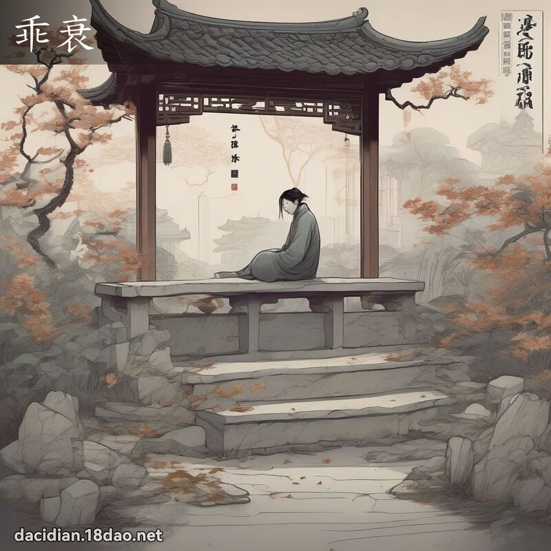 乖衰 - 國語大辭典配圖