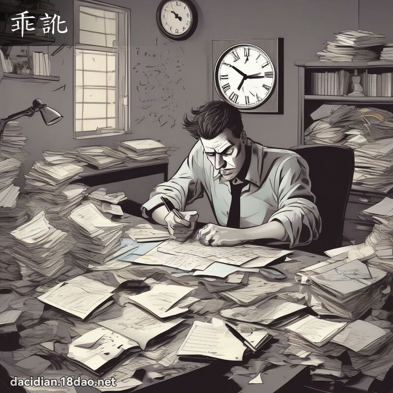 乖訛 - 國語大辭典配圖