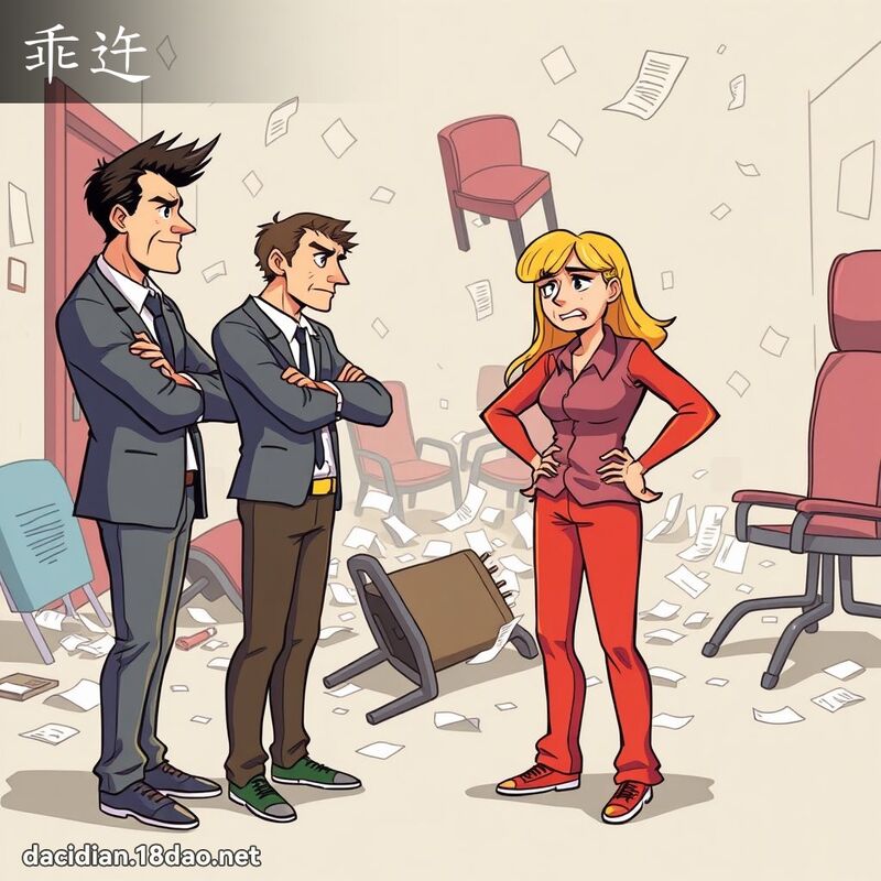 乖迕 - 国语大辞典配图