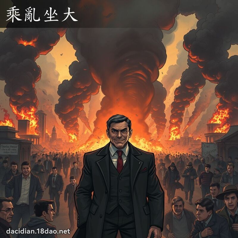 乘乱坐大 - 国语大辞典配图