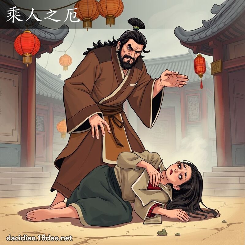 乘人之厄 - 国语大辞典配图