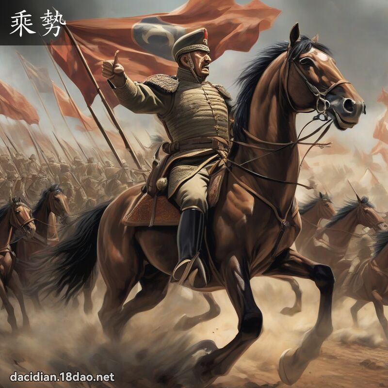 乘勢 - 國語大辭典配圖