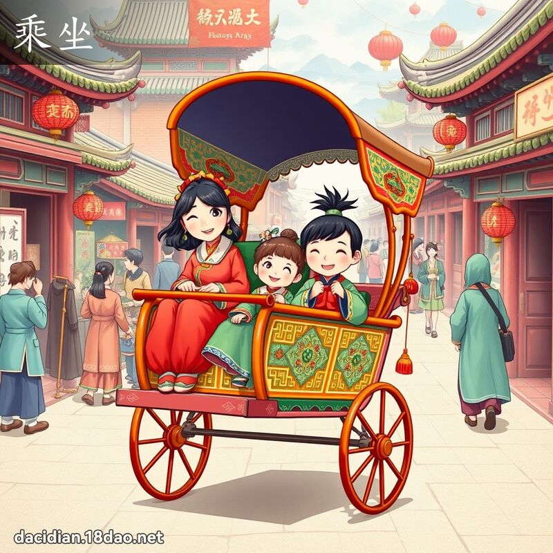 乘坐 - 國語大辭典配圖
