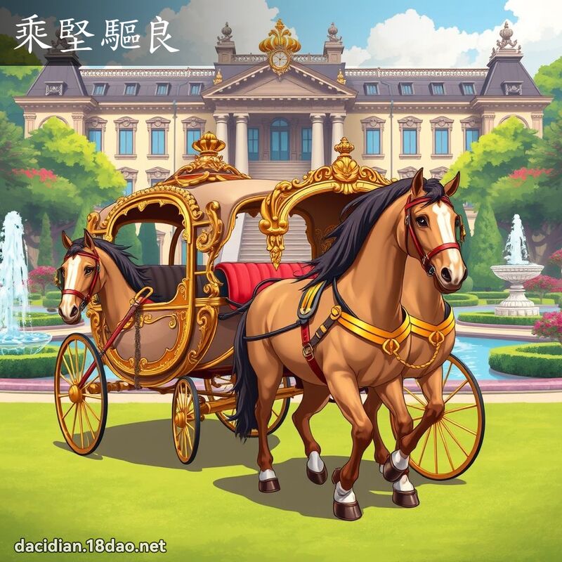 乘堅驅良 - 國語大辭典配圖